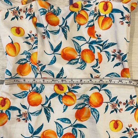 NWT Amanda Uprichard Senorita Dress in Peaches - Picture 8 of 16